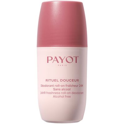 Payot Rituel Douceur déodorant roll-on fraîcheur 24H 75 ml - Publicité Payot Rituel Douceur déodorant roll-on fraîcheur 24H 75 ml - Publicité