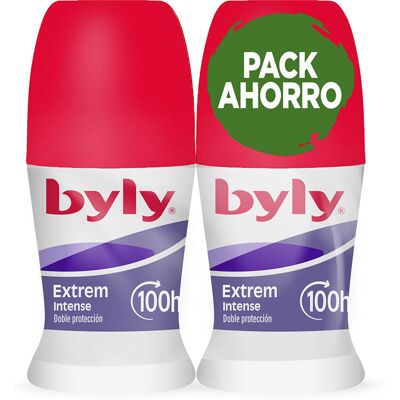 Byly Extrem Intense 100h Deo Roll-on - Déodorant - Publicité Byly Extrem Intense 100h Deo Roll-on - Déodorant - Publicité
