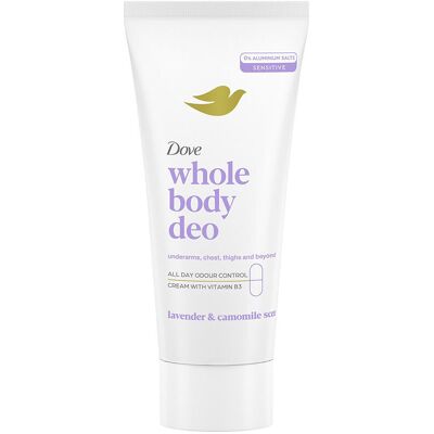 Dove Crème déo pour le corps Unisexe Lavande & Camomille 75 ml - Publicité Dove Crème déo pour le corps Unisexe Lavande & Camomille 75 ml - Publicité
