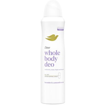 Dove Déo corporel Unisexe Lavande & Camomille vapeur 150 ml - Publicité Dove Déo corporel Unisexe Lavande & Camomille vapeur 150 ml - Publicité