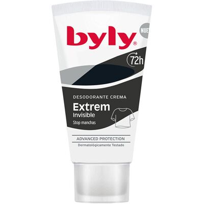 Byly Advance Extrem Invisible deo cream 50 ml - Publicité Byly Advance Extrem Invisible deo cream 50 ml - Publicité