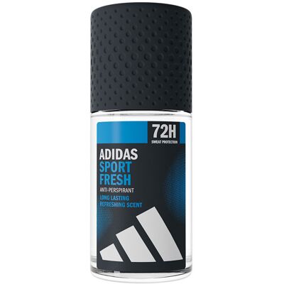 adidas Homme Sport Fresh Roll-On Déodorant - 72h Odeur Transpiration Protection Max - Lot de 3 - Publicité adidas Homme Sport Fresh Roll-On Déodorant - 72h Odeur Transpiration Protection Max - Lot de 3 - Publicité