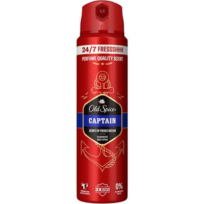Old Spice Captain déodorant 150 ml - Publicité Old Spice Captain déodorant 150 ml - Publicité