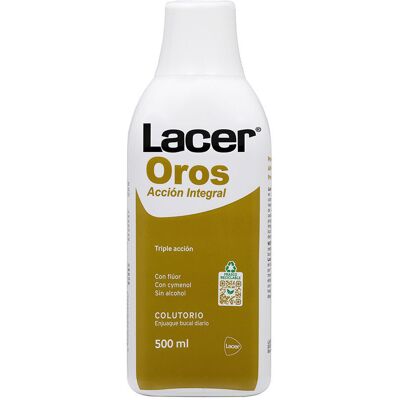 Lacer Oros Bain de Bouche - Protège gencives & émail - 500ml - Publicité Lacer Oros Bain de Bouche - Protège gencives & émail - 500ml - Publicité