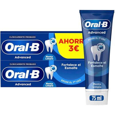 Oral-B Dentifrice Renforce L’ÉMAIL 2 x - Publicité Oral-B Dentifrice Renforce L’ÉMAIL 2 x - Publicité