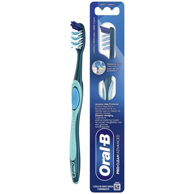 Oral-B Brosse à dents Proclean Advanced 40 #moyen 1 unité - Publicité Oral-B Brosse à dents Proclean Advanced 40 #moyen 1 unité - Publicité