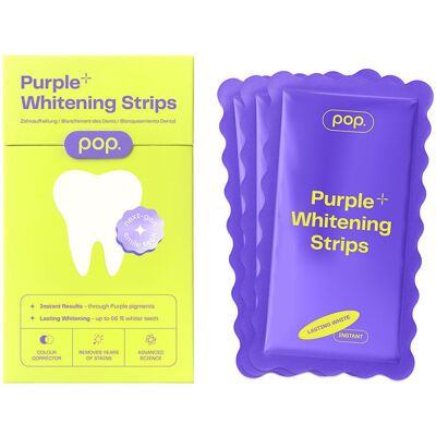 POP. PURPLE+ tiras blanqueadoras violetas 7 u - Publicité POP. PURPLE+ tiras blanqueadoras violetas 7 u - Publicité
