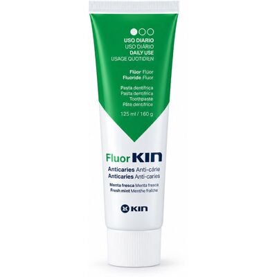 Dentifrice anti-caries Fluorkin #Menthe fraîche - Publicité Dentifrice anti-caries Fluorkin #Menthe fraîche - Publicité