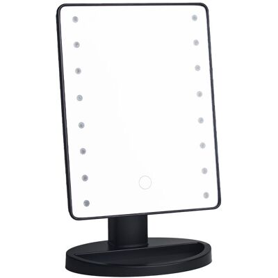 Carl&son Makeup mirror Led light #black - Publicité Carl&son Makeup mirror Led light #black - Publicité