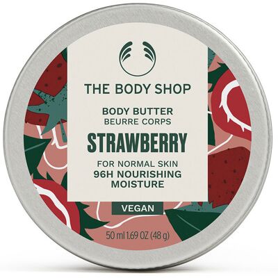 Beurre corporel à la fraise de The Body Shop - 50 Ml pour femmes - Publicité Beurre corporel à la fraise de The Body Shop - 50 Ml pour femmes - Publicité