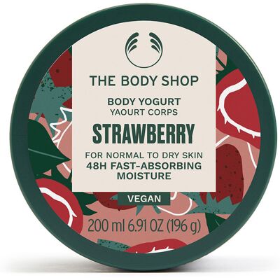 The Body Shop Yaourt pour le corps à la fraise - Body Yogurt - Publicité The Body Shop Yaourt pour le corps à la fraise - Body Yogurt - Publicité