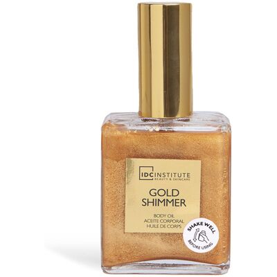 IDC Institute Gold Shimmer Huile Corps - Hydratante & Régénérante - Publicité IDC Institute Gold Shimmer Huile Corps - Hydratante & Régénérante - Publicité