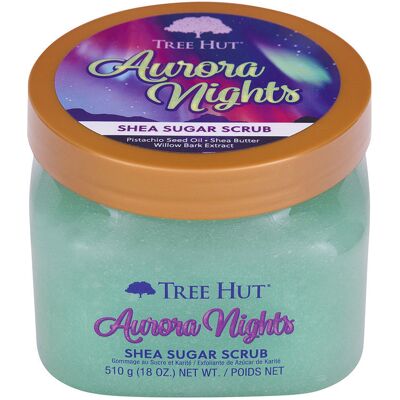 Tree Hut Gommage au sucre Aurora Nights 510 g - Publicité Tree Hut Gommage au sucre Aurora Nights 510 g - Publicité