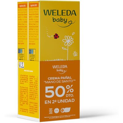 Weleda Crème pour le change au calendula pour bébé, 2 x 75 ml - Publicité Weleda Crème pour le change au calendula pour bébé, 2 x 75 ml - Publicité