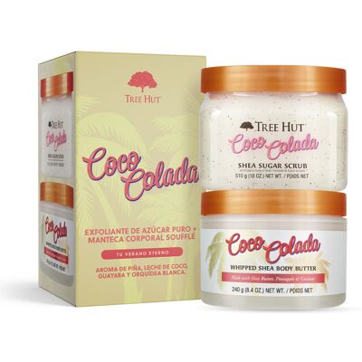 Tree Hut Exfoliante + Manteca Corporal Coco Colada Estuche 2 pz - Publicité Tree Hut Exfoliante + Manteca Corporal Coco Colada Estuche 2 pz - Publicité