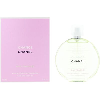 Chanel Chance Eau Fraîche huile pour le corps et les cheveux 150 ml - Publicité Chanel Chance Eau Fraîche huile pour le corps et les cheveux 150 ml - Publicité