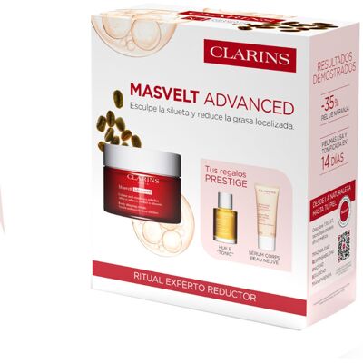 Clarins Coffret 3 pièces Masvelt Advanced Cream - Publicité Clarins Coffret 3 pièces Masvelt Advanced Cream - Publicité