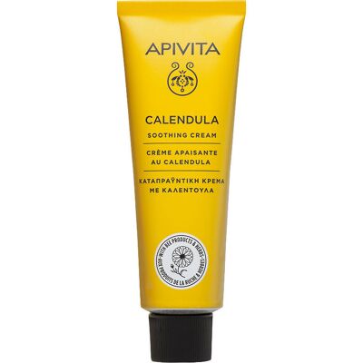 Apivita Crème apaisante au calendula 50 ml - Publicité Apivita Crème apaisante au calendula 50 ml - Publicité