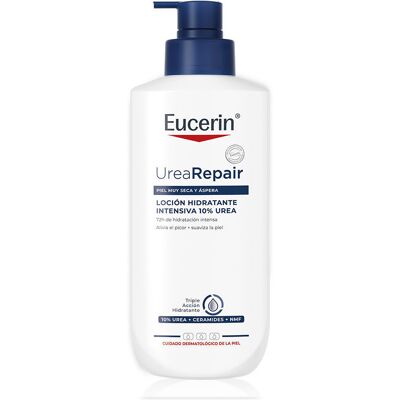 Eucerin Lotion hydratante intensive Urearepair à 10 % d’urée - Publicité Eucerin Lotion hydratante intensive Urearepair à 10 % d’urée - Publicité