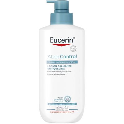 Eucerin Lait corporel Atopicontrol 12 % oméga 400 ml - Publicité Eucerin Lait corporel Atopicontrol 12 % oméga 400 ml - Publicité