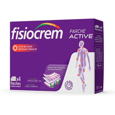 Fisiocrem Modèle - Patch actif - 4 unités - Publicité Fisiocrem Modèle - Patch actif - 4 unités - Publicité