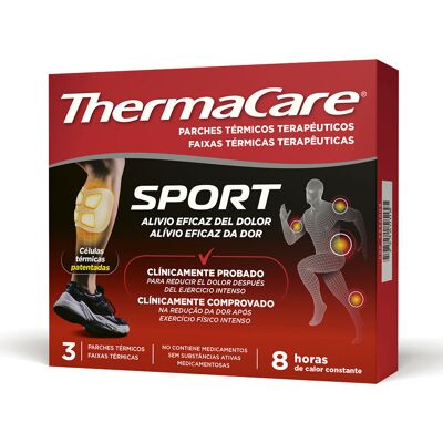 Thermacare Sport parches térmicos 3 u - Publicité Thermacare Sport parches térmicos 3 u - Publicité