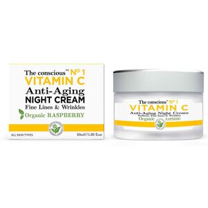 The Conscious™ Vitamin C anti-aging night cream organic raspberry 50 ml - Publicité The Conscious™ Vitamin C anti-aging night cream organic raspberry 50 ml - Publicité