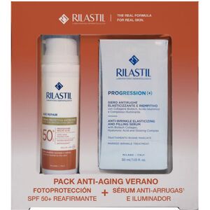 Rilastil Reseal Age Repair SPF50 & Sérum Progression - Soins de la peau - Publicité Rilastil Reseal Age Repair SPF50 & Sérum Progression - Soins de la peau - Publicité