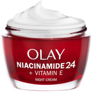 Olay Crème de nuit revitalisante NIACINAMIDE24 + Vitamine E 50 ml - Publicité Olay Crème de nuit revitalisante NIACINAMIDE24 + Vitamine E 50 ml - Publicité