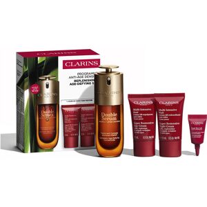Clarins Coffret de 4 sérums doubles - Publicité Clarins Coffret de 4 sérums doubles - Publicité
