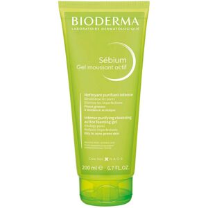 Bioderma Sébium Gel Moussant Actif Gel Nettoyant (200 ml) - Publicité Bioderma Sébium Gel Moussant Actif Gel Nettoyant (200 ml) - Publicité