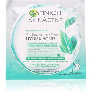 Garnier Skinactive Masque Tissu Hydrabomb hydratant matifiant - Publicité Garnier Skinactive Masque Tissu Hydrabomb hydratant matifiant - Publicité
