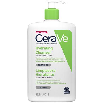 CeraVe Lotion Nettoyante Hydratante - Nettoyant Hydratant Pour Peau Normale à Sèche (1000ml) - Publicité CeraVe Lotion Nettoyante Hydratante - Nettoyant Hydratant Pour Peau Normale à Sèche (1000ml) - Publicité