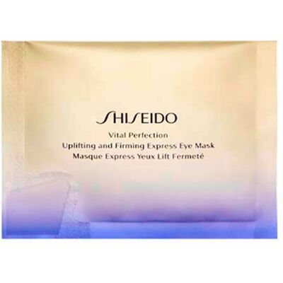 Masque Yeux Raffermissant et Liftant Vital Perfection de Shiseido - Zone Oculaire Large - Publicité Masque Yeux Raffermissant et Liftant Vital Perfection de Shiseido - Zone Oculaire Large - Publicité