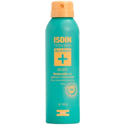 ISDIN Acniben Teen Skin Spray Corps - Acné - Publicité ISDIN Acniben Teen Skin Spray Corps - Acné - Publicité