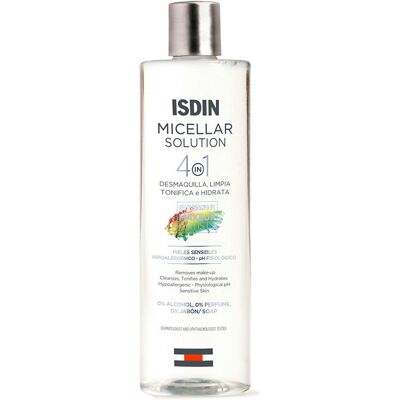 Isdin Solution Micellaire 4 en 1 - 400 ml - Publicité Isdin Solution Micellaire 4 en 1 - 400 ml - Publicité