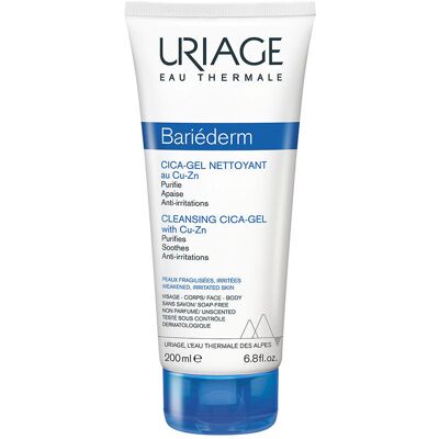Uriage Bariéderm-CICA Gel Nettoyant Cuivre-Zinc - Soin de la peau - Publicité Uriage Bariéderm-CICA Gel Nettoyant Cuivre-Zinc - Soin de la peau - Publicité