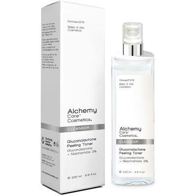 Toner exfoliant à la gluconolactone - Soin du visage - Publicité Toner exfoliant à la gluconolactone - Soin du visage - Publicité