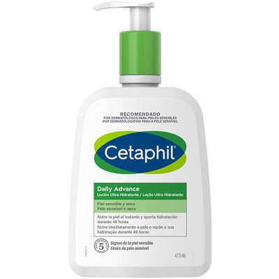 Cetaphil Unisex 473ml Lotion pour Peau Sensible - Publicité Cetaphil Unisex 473ml Lotion pour Peau Sensible - Publicité