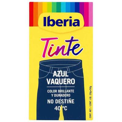 Iberia Teinture Pour Vêtements grand teint 40º #bleu jean - Publicité Iberia Teinture Pour Vêtements grand teint 40º #bleu jean - Publicité