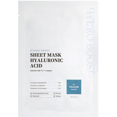 Village 11 Masque Hydro Boost à l'Acide Hyaluronique - 23 g - Publicité Village 11 Masque Hydro Boost à l'Acide Hyaluronique - 23 g - Publicité