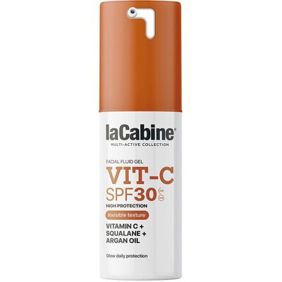 La Cabine VIT-C Gel Visage Invisible SPF30 - Hydratant facial - Publicité La Cabine VIT-C Gel Visage Invisible SPF30 - Hydratant facial - Publicité