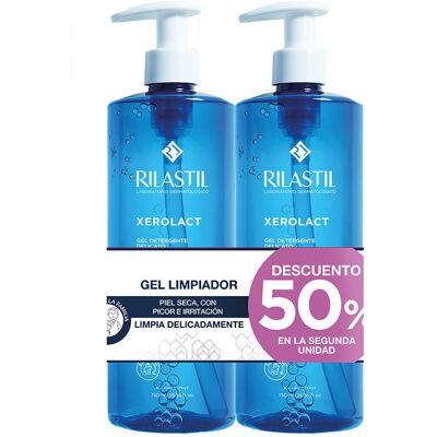 Rilastil Xerolact gel nettoyant doux et protecteur pack de 2 x 750 ml - Publicité Rilastil Xerolact gel nettoyant doux et protecteur pack de 2 x 750 ml - Publicité