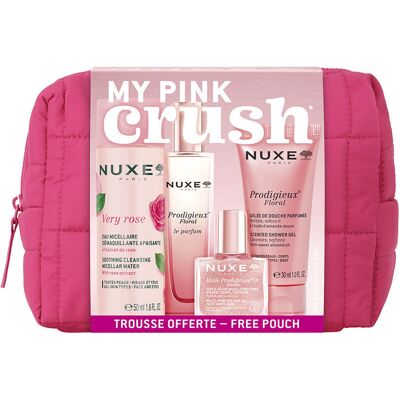 Nuxe Étui floral My Pink Crush Prodigieux 5 pièces - Publicité Nuxe Étui floral My Pink Crush Prodigieux 5 pièces - Publicité