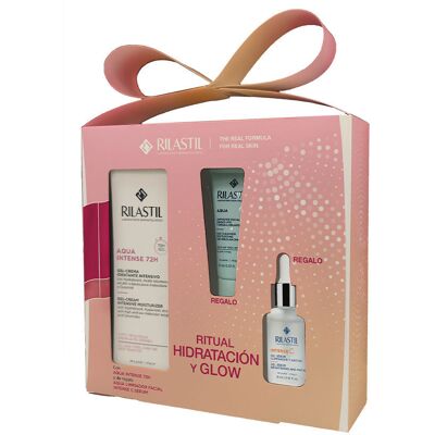 Rilastil Rituel D’HYDRATATION Et D’ÉCLAT Aqua Intense 72H (3 pièces) - Publicité Rilastil Rituel D’HYDRATATION Et D’ÉCLAT Aqua Intense 72H (3 pièces) - Publicité