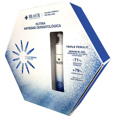 Rilastil Coffret anti-âge Triple Ferulic (2 pièces) - Publicité Rilastil Coffret anti-âge Triple Ferulic (2 pièces) - Publicité