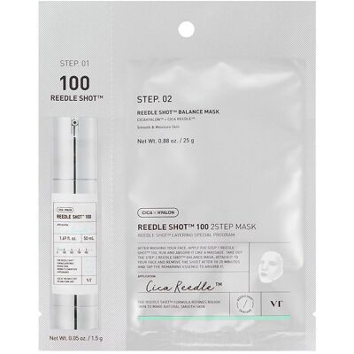 Vt Cosmetics Vt Reedle Shot 100 Masque en 2 étapes 25 g - Publicité Vt Cosmetics Vt Reedle Shot 100 Masque en 2 étapes 25 g - Publicité