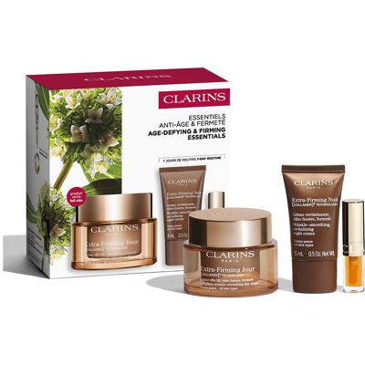 Clarins Crème Extra Raffermissante Pour Tous Types De PEAU, Ensemble De 3 Pièces - Publicité Clarins Crème Extra Raffermissante Pour Tous Types De PEAU, Ensemble De 3 Pièces - Publicité