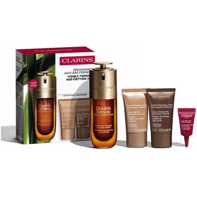 Clarins Coffret de 4 sérums doubles - Publicité Clarins Coffret de 4 sérums doubles - Publicité