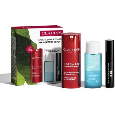 Clarins Kit de lifting complet des yeux en 3 pièces - Publicité Clarins Kit de lifting complet des yeux en 3 pièces - Publicité